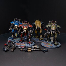 Chaos Knights - War Dogs & Knight Moirax.