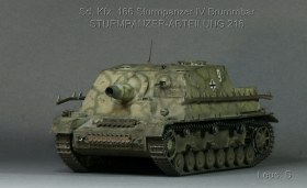 Sd.Kfz.166 Sturmpanzer IV Brummbar STURMPANZER-ABTEILUNG 216