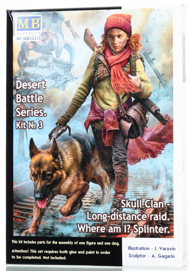 Сборная модель фигуры, «Постапокалиптика. Битва в пустыне. Клан Черепа - Дальний Рейд. Набор №3. Где я? Заноза»