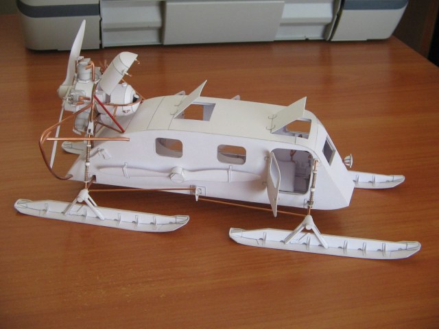 Аэросани НКЛ-16/42 с двигателем М-11