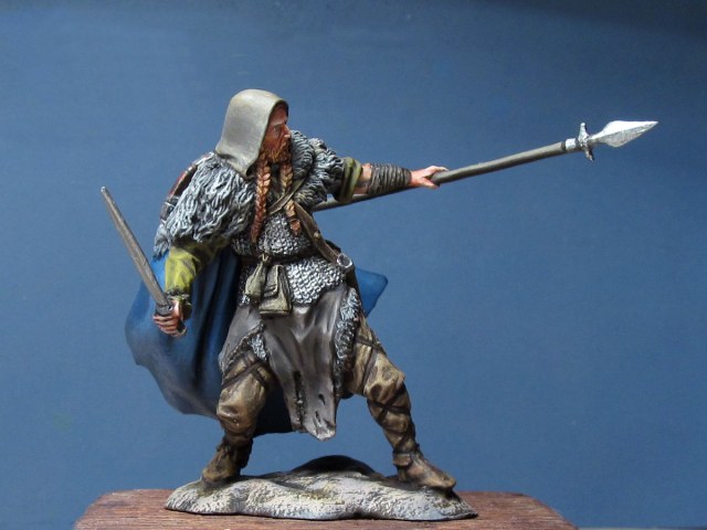 Франкский воин 5-6 вв. н.э. 54 мм.