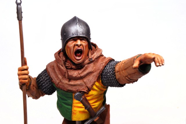 Средневековый пехотинец 15 век