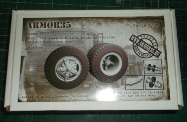 Набор колёс для модели КАМАЗ-5320