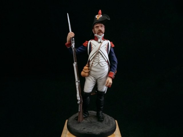 Гренадер полка линейной пехоты. Франция, 1805 год