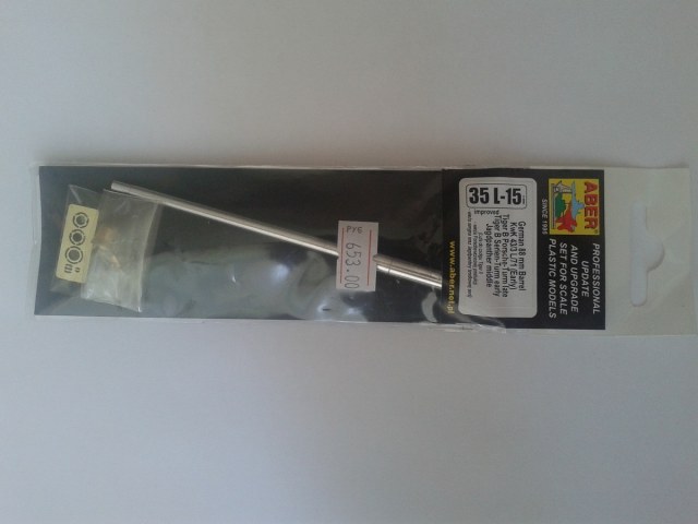 35 L-15 Aber 1/35 German 88mm Barrel KwK 43/3 L/71 (Early) Tiger B Porshe - Turm Late, Tiger B Serien Turm early, Jagdpanter middle