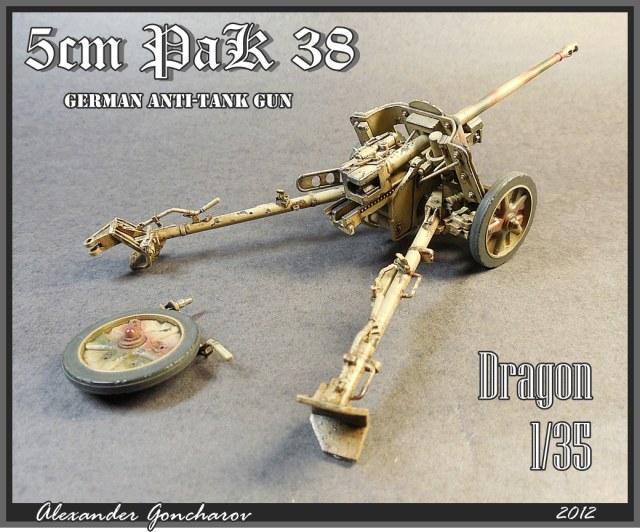German 5cm PaK38 Anti-tank gun