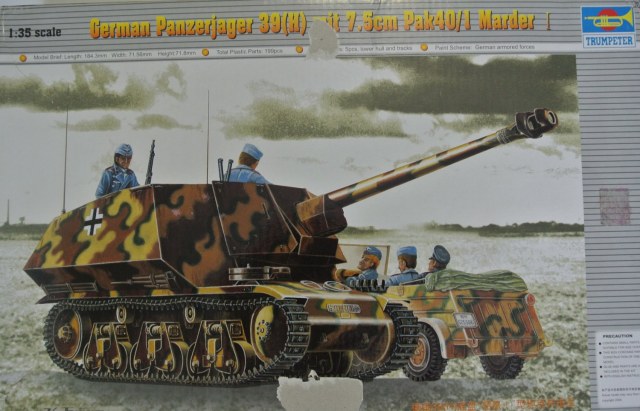 Panzerjager 39(H) mit 7.5 cm Pak40/1 Marder I