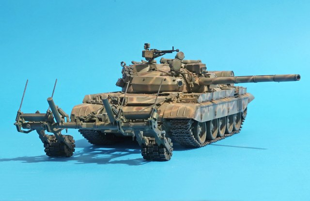 Советский Т-55АМ с КМТ-9