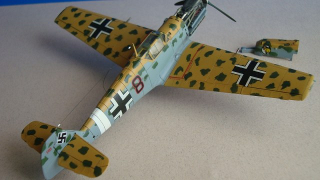 Bf 109E-7 (2./JG27) Черная восьмерка Франца Эллеса.