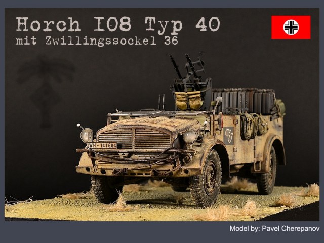Horch 108 Typ 40 mit Zwillingssockel 36