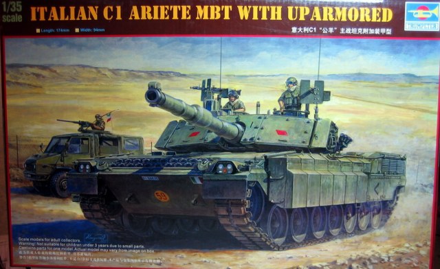 Italian С1 Ariete MBT with uparmored
