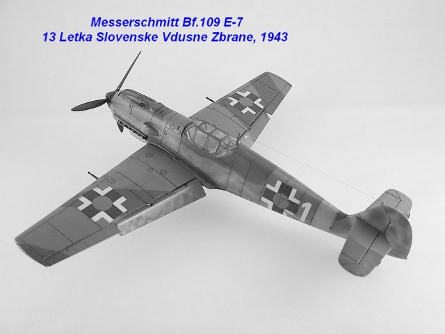 Messerschmitt Bf.109 E-7 ВВС Словакии
