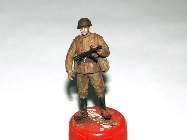 Советский пехотинец 1944-45 г.