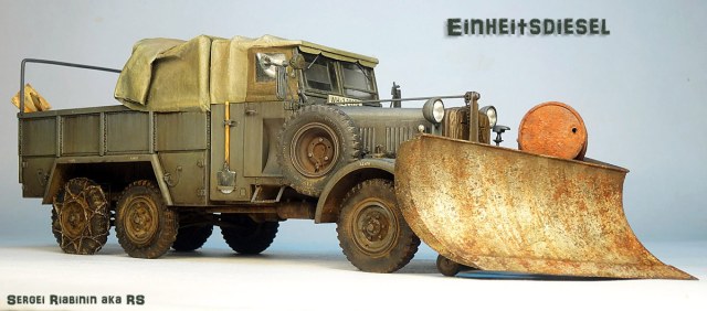 Снегоуборщик Айнхайтсдизель с отвалом тип "К"