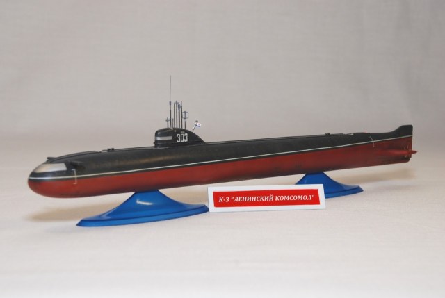 Атомная подводная лодка «К-3», Flagman 1/350