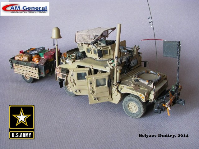 M1114 & M101 trailer