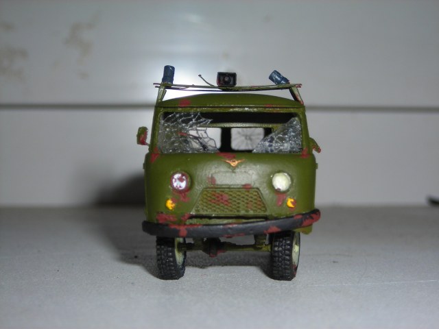 Уаз-452 в зоне отчуждения.