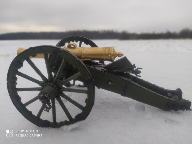 6-ти фунтовая пушка образца 1805 года для пешей и конной артиллерии.