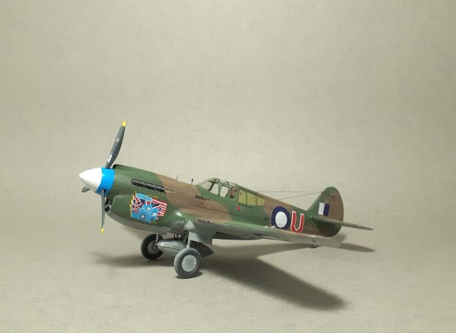 Curtiss P-40E-1 Kittyhawk Mk.I (обр. 1941) (77 Sqn. RAAF, пилот Dirk Cresswell, Australia,  Livingstone NT, октябрь 1942)