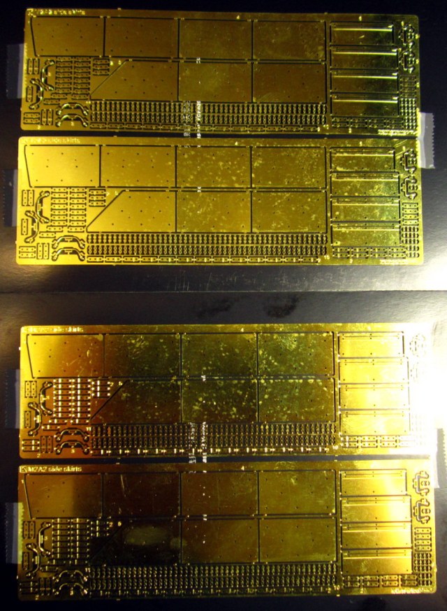 Набор фототравленных фальшбортов для "Bradley"