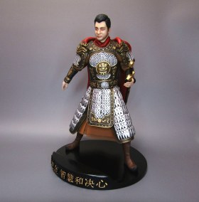 Воин в китайских доспехах