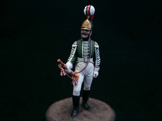 Штаб-трубач Московского драгунского полка. Россия, 1803-08 года