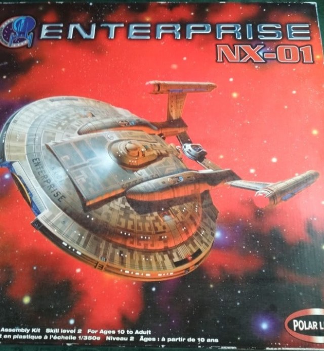 Сборная модель Космического корабля Enterprise NX-01 Star Trek  Polar Lights - Nr. 420104 - 1/350