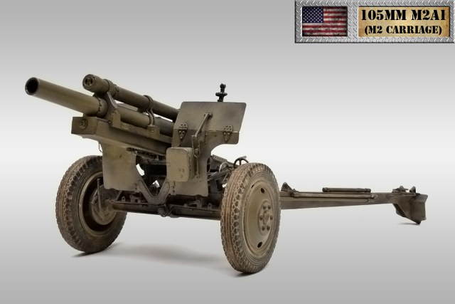 105-мм гаубица M2A1 на лафете M2 (США)