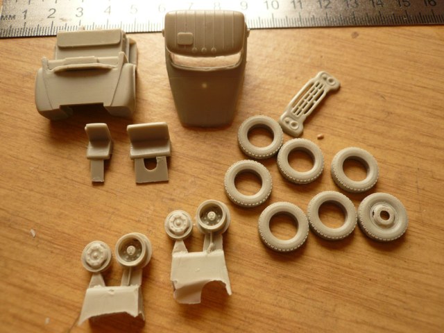 Кабина и колёса(ИН-142БМ) для ЗиЛ-130