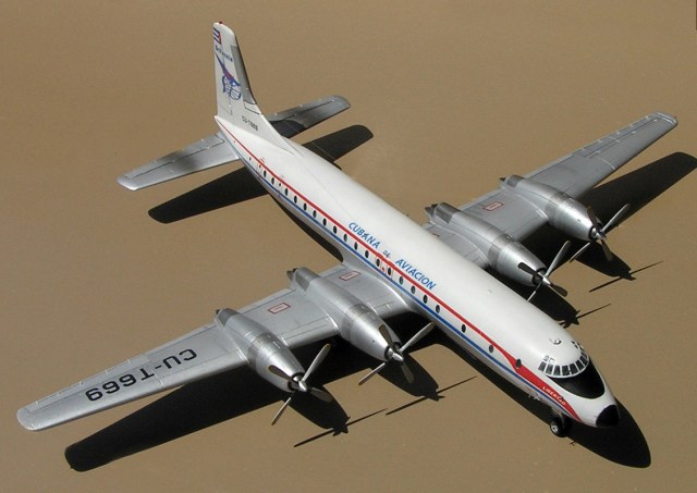 Bristol Britannia. Cubana de Aviation