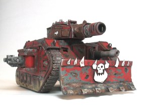 Танк LemanRuss захваченный орками