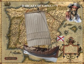 Баржа из Кадиса, 1771г.