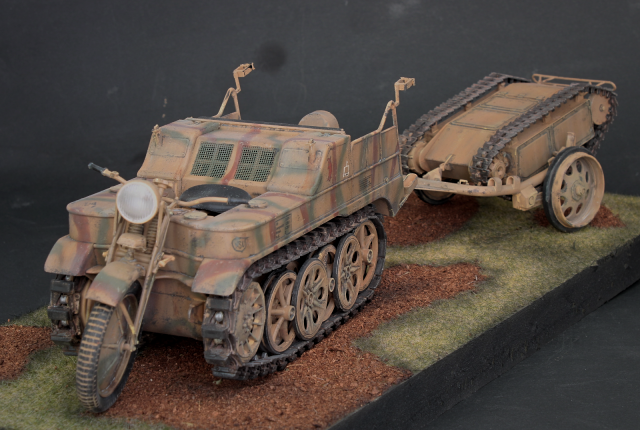 Sd.Kfz. 2 KETTENKRAD с Sd.Kfz. 302(голиаф)