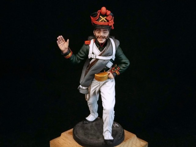 Бомбардир (4 номер) армейской пешей артиллерии. Россия, 1809-14 года