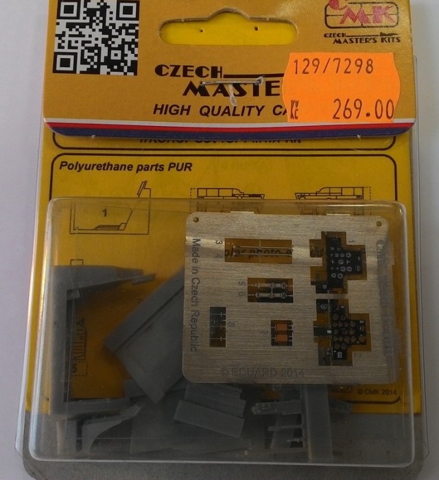 Интерьер самолета Р-40 В/С (1:72)