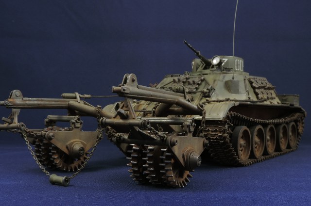 БМР-1 ранняя с минным тралом КМТ-5м