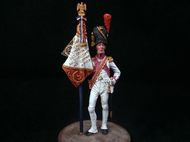 Орлоносец 3-го (Голландского) гренадерского полка Императорской Старой гвардии. Франция, 1812 год