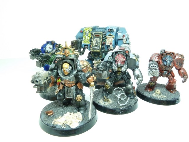 тяжелая пехота космодесанта WH40k