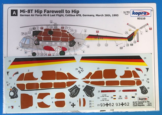 Декаль для Ми-8Т Farewell to hip