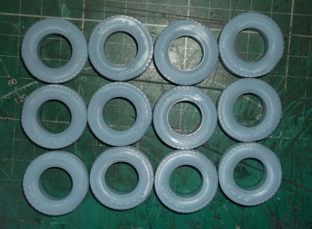 Шины на КАМАЗ-65115 (3D печать)