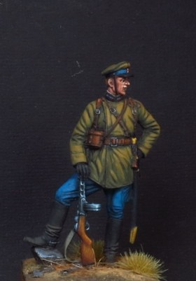 Батальонный комиссар кавалерии РККА. Осень 1941 года, Монголия.