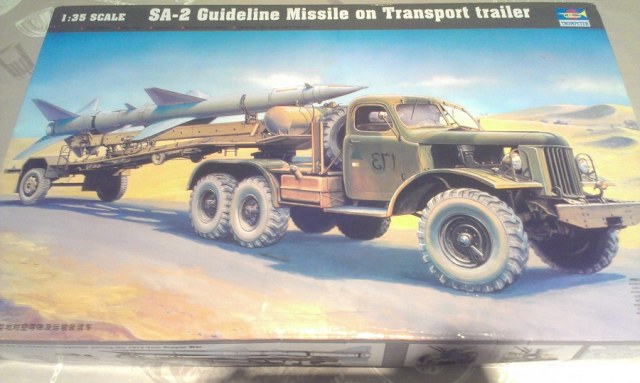 SA-2 Guideline Missile on Transport trailer
