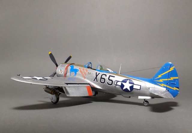 Republic P-47D-30-RE Thunderbolt (обр. 1944) (86th FS, 79th FG USAAF, Италия, 1944) (''The Trojan Warhorse'' code X65)