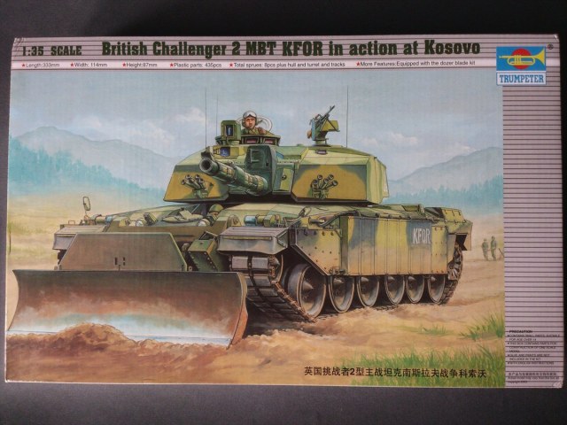 British Challenger 2 MBT KFOR in action at Kosovo