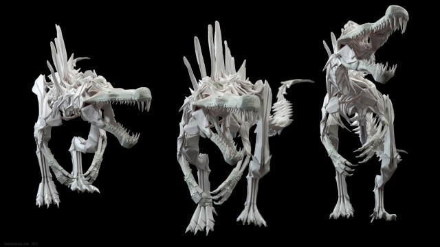 ОРИГАМИ Спинозавр