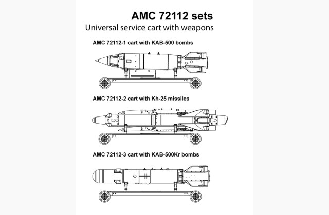 Авиационная транспортная тележка   1/72