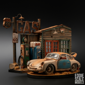 Diorama Porsche 356