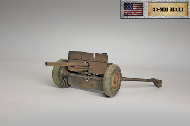 37-мм легкая противотанковая пушка M3A1 (США)