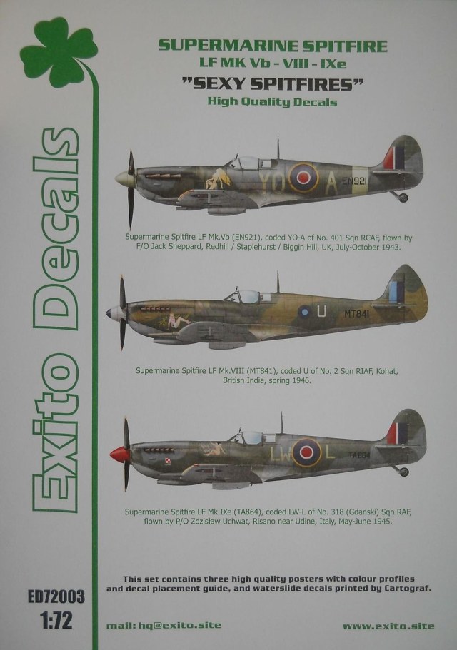 Supermarine Spitfire LF Mk.Vb – VIII – IXe “Sexy Spitfires"