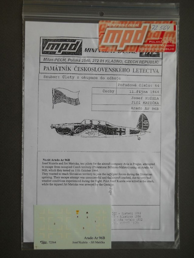 Arado Ar 96B декаль